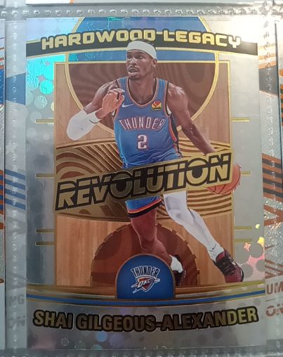 2024-25 Panini Revolution #5 Shai Gilgeous-Alexander Hardwood Legacy — front