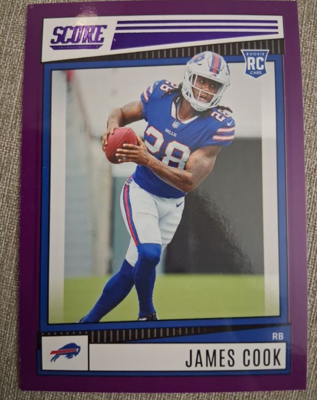 2022 Panini Score #334 James Cook — front
