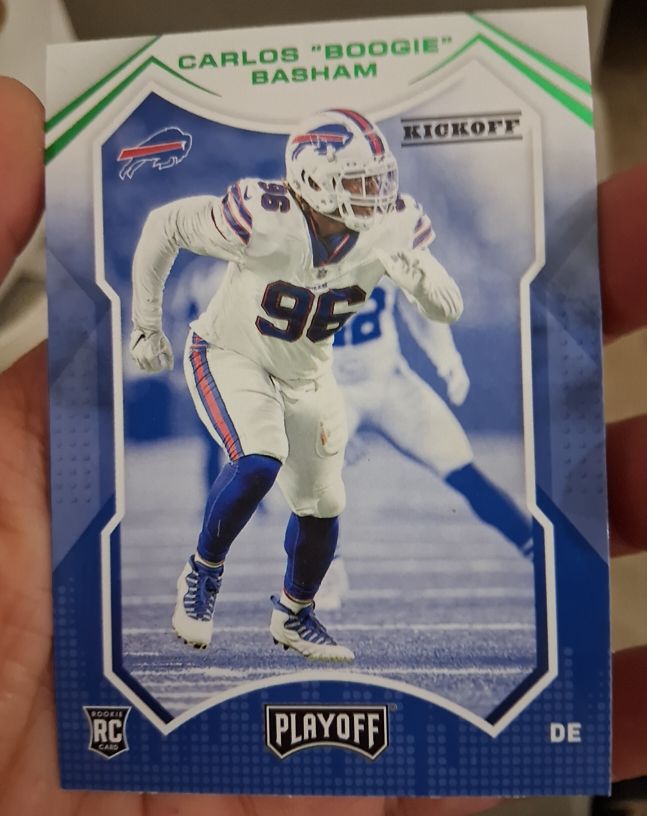 2021 Panini Playoff Kickoff #269 Carlos "Boogie" Basham — front