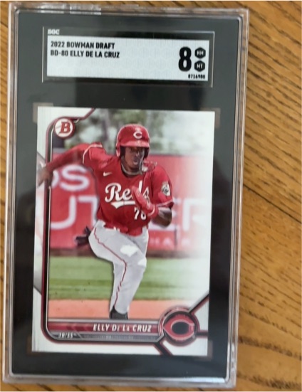 2022 Bowman Draft #BD-80 Elly De La Cruz — front