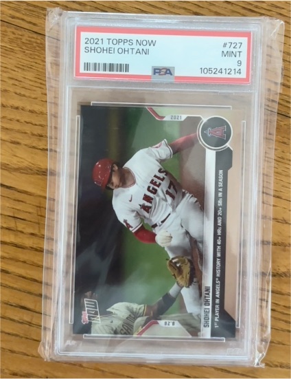 2021 Topps Now #727 Shohei Ohtani — front