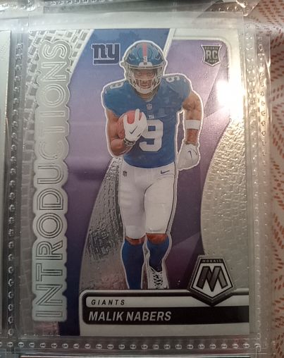 2024 Panini Mosaic Introductions #4 Malik Nabers — front
