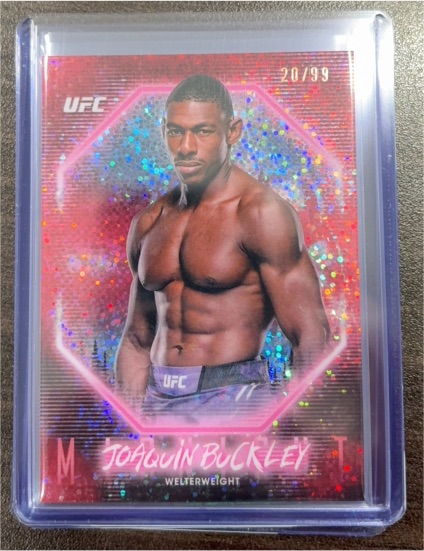 2025 Topps UFC Midnight #20 Joaquin Buckley — front