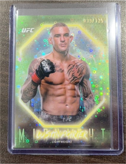 2025 Topps Midnight UFC Orange Dusk #84 Dustin Poirier — front