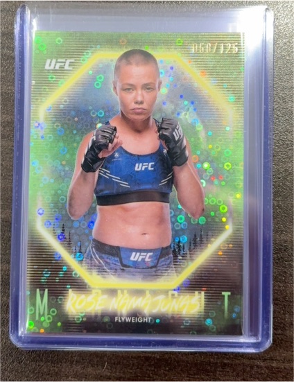2025 Topps Midnight UFC #T Rose Namajunas — front