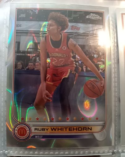 2022 Topps Chrome McDonald's All American #48 Ruby Whitehorn — front