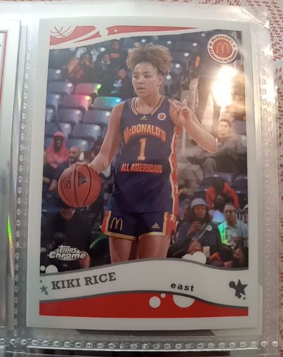 2022 Topps Chrome McDonald's All American #2K6-19 Kiki Rice — front