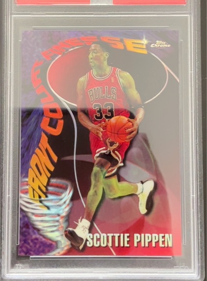 1997-98 Topps Chrome Season's Best Front Court Finesse Scottie Pippen #12 — front