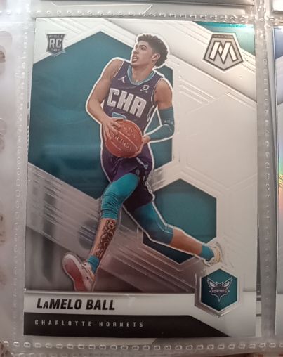 2020-21 Panini Mosaic #202 LaMelo Ball — front