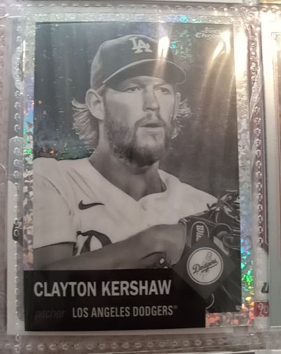 2022 Topps Chrome Platinum Anniversary #367 Clayton Kershaw — front