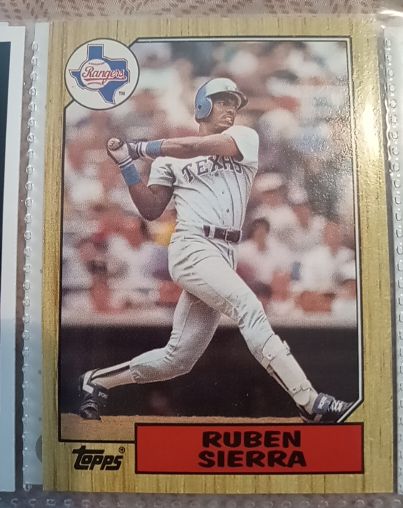 1987 Topps #261 Ruben Sierra — front