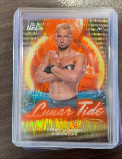 2025 Topps Midnight UFC Lunar Tide Reinier de Ridder — front