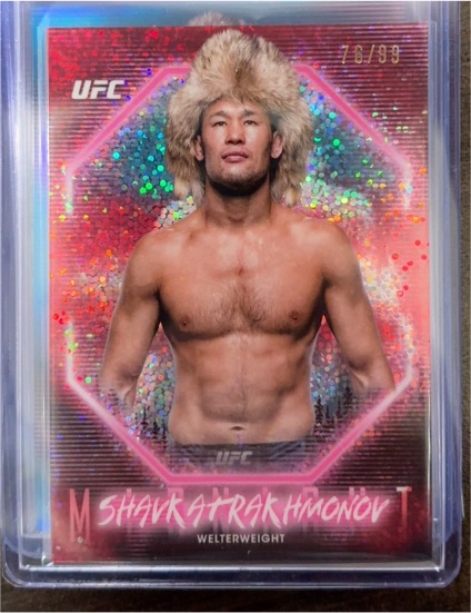 2025 Topps UFC #76 Shavkat Rakhmonov — front