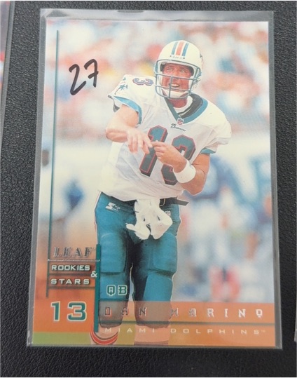 1998 Leaf Rookies & Stars #113 Dan Marino — front