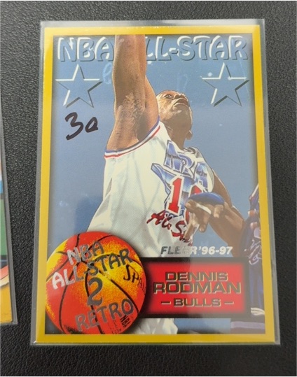 1996-97 Fleer #296 Dennis Rodman — front