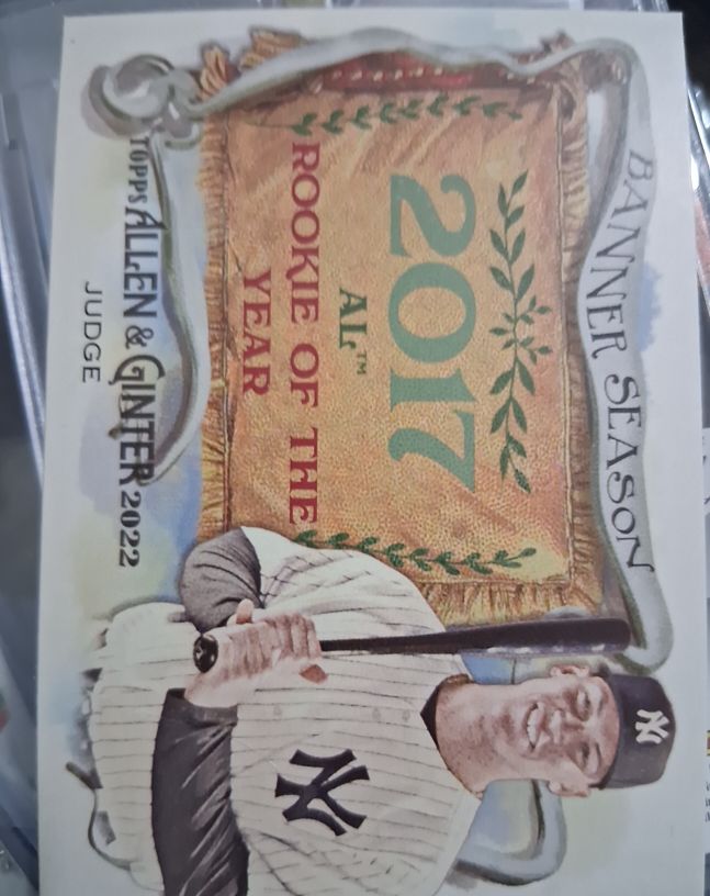 2022 Topps Allen & Ginter Banner Seasons #BS-48 Aaron Judge — front