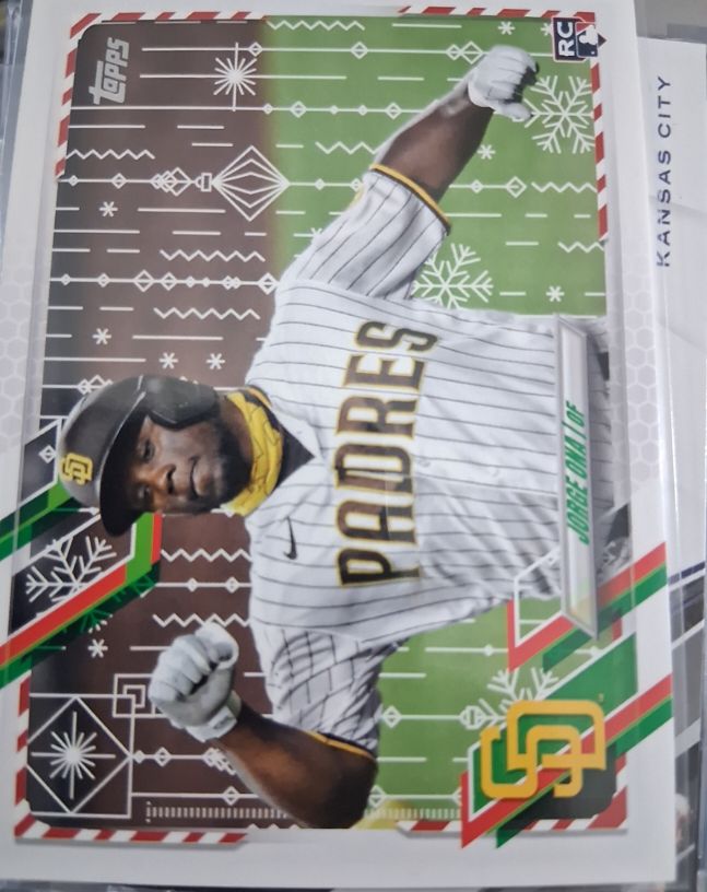 2021 Topps Holiday #HW109 Jorge Ona — front