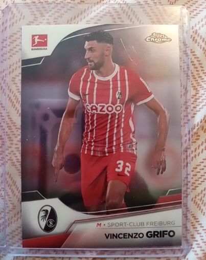 2022-23 Topps Chrome Bundesliga #41 Vincenzo Grifo — front