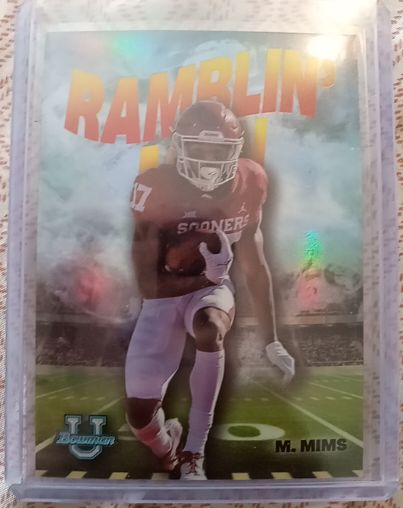 2022 Bowman University Chrome Ramblin' Man #RM-15 Marvin Mims — front