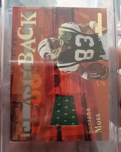 2002 Bowman Flashback Jerseys #RFR-SM Santana Moss — front