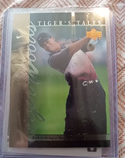 2001 Upper Deck Tiger's Tales #TT23 Tiger Woods — front