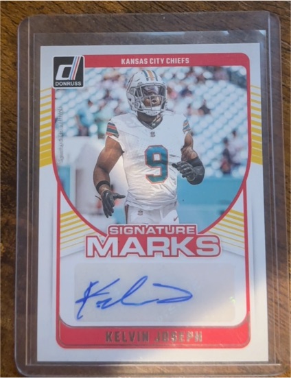 2024 Donruss Kelvin Joseph Signature Marks Auto #SMA-KJO — front