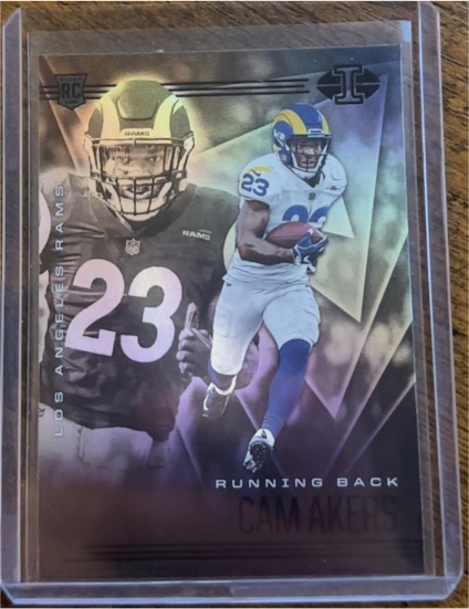 2020 Panini Illusions #16 Cam Akers Rookie Card — front