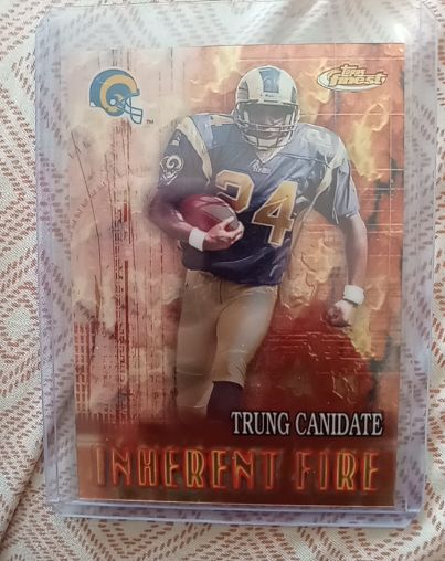 2000 Topps Finest #186 Trung Canidate Inherent Fire — front