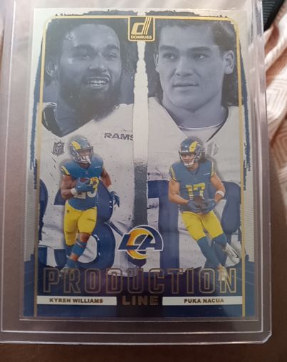 2024 Donruss #10 Kyren Williams & Puka Nacua Production Line — front