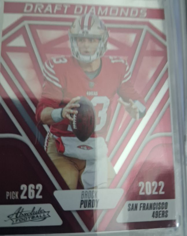 2023 Panini Absolute Draft Diamonds #DD-2 Brock Purdy — front