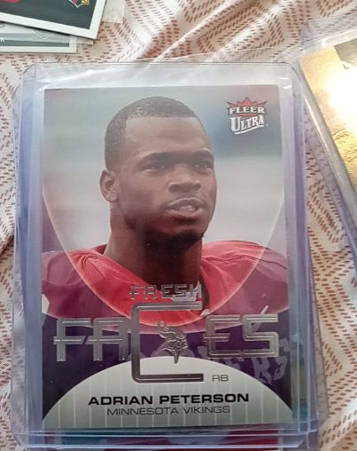 2007 Fleer Ultra #FF-AP Adrian Peterson — front