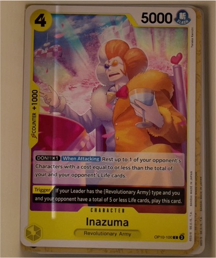 2023 One Piece Card Game OP10-100 Inazuma — front