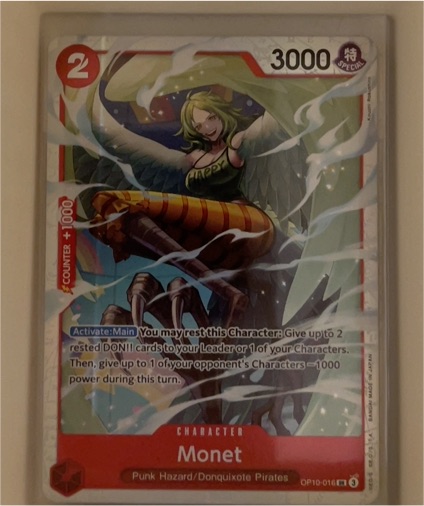 One Piece Card Game OP10-016 Monet — front