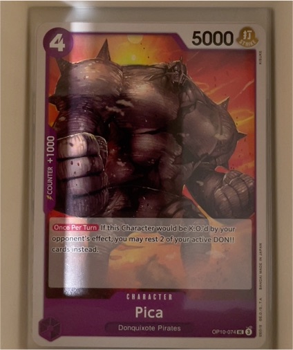 One Piece Card Game 2023 OP10-074 Pica — front