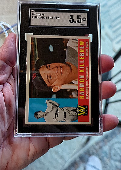 1960 Topps #210 Harmon Killebrew — front