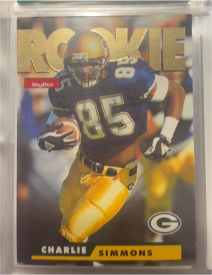 1995 SkyBox Impact #195 Charlie Simmons — front
