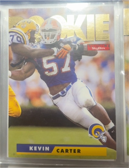1995 SkyBox Impact #174 Kevin Carter — front