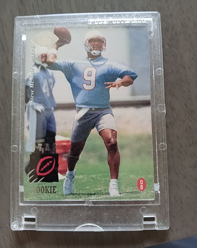 1995 Upper Deck #3 Steve McNair Rookie Card — front