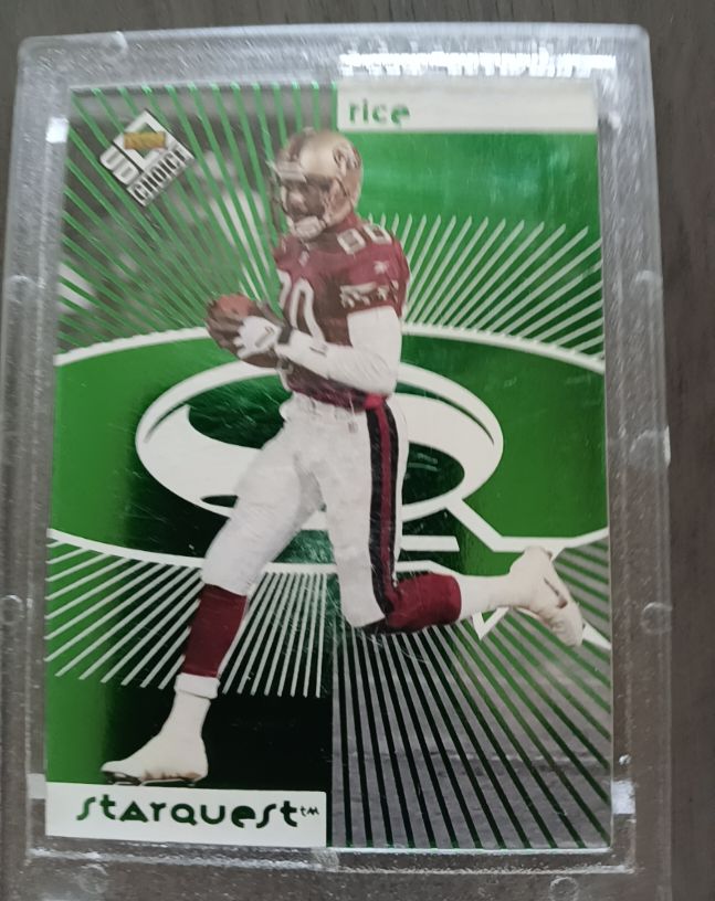 1998 Upper Deck UD Choice Starquest #2 Jerry Rice — front