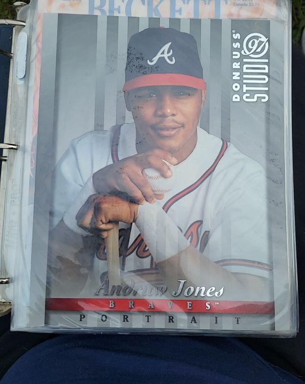 1997 Donruss Studio Portrait #4 Andruw Jones — front