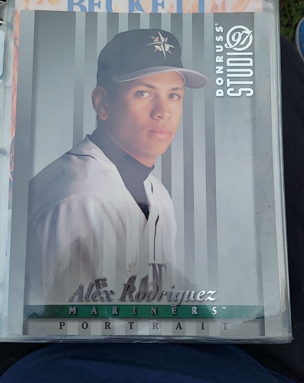 1997 Donruss Studio #3 Alex Rodriguez — front