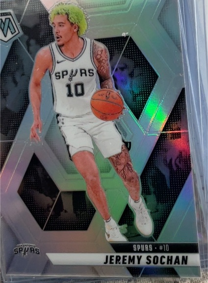 2024-25 Panini Mosaic #54 Jeremy Sochan — front