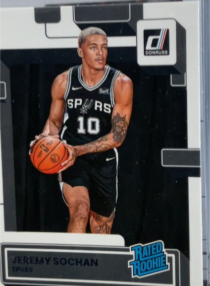 2022-23 Donruss #209 Jeremy Sochan — front