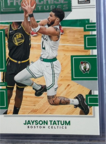 2022-23 Panini Donruss #1 Jayson Tatum Franchise Features — front