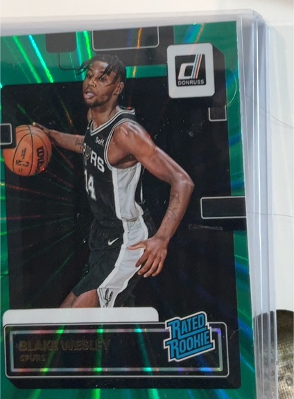 2022-23 Donruss #225 Blake Wesley Rated Rookie — front