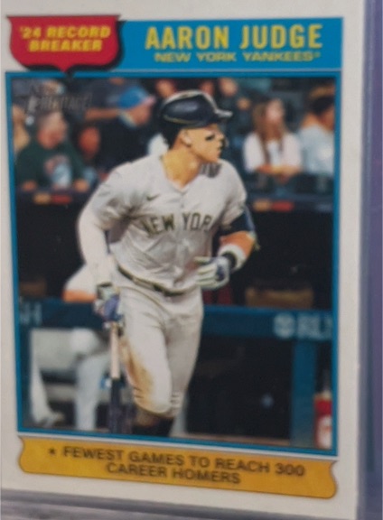 2025 Topps Heritage #3 Aaron Judge — front
