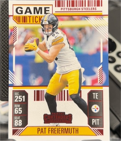 2024 Panini Contenders Season Ticket #84 Pat Freiermuth — front
