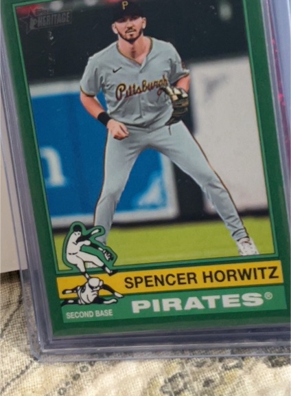 2025 Topps Heritage #75 Spencer Horwitz — front