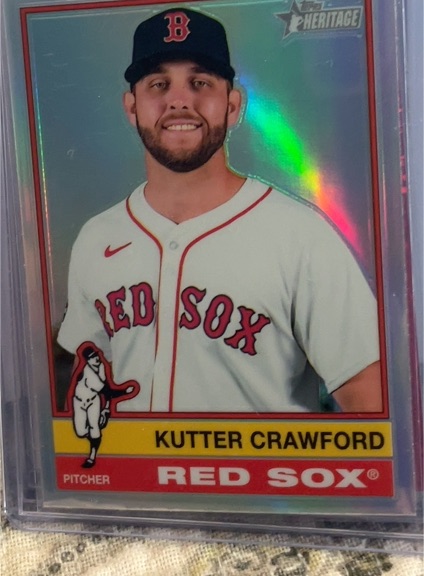 2025 Topps Heritage Chrome #419 Kutter Crawford — front