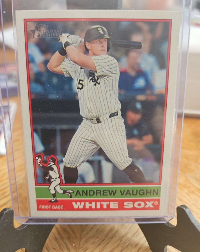 2025 Topps Heritage #413 Andrew Vaughn — front